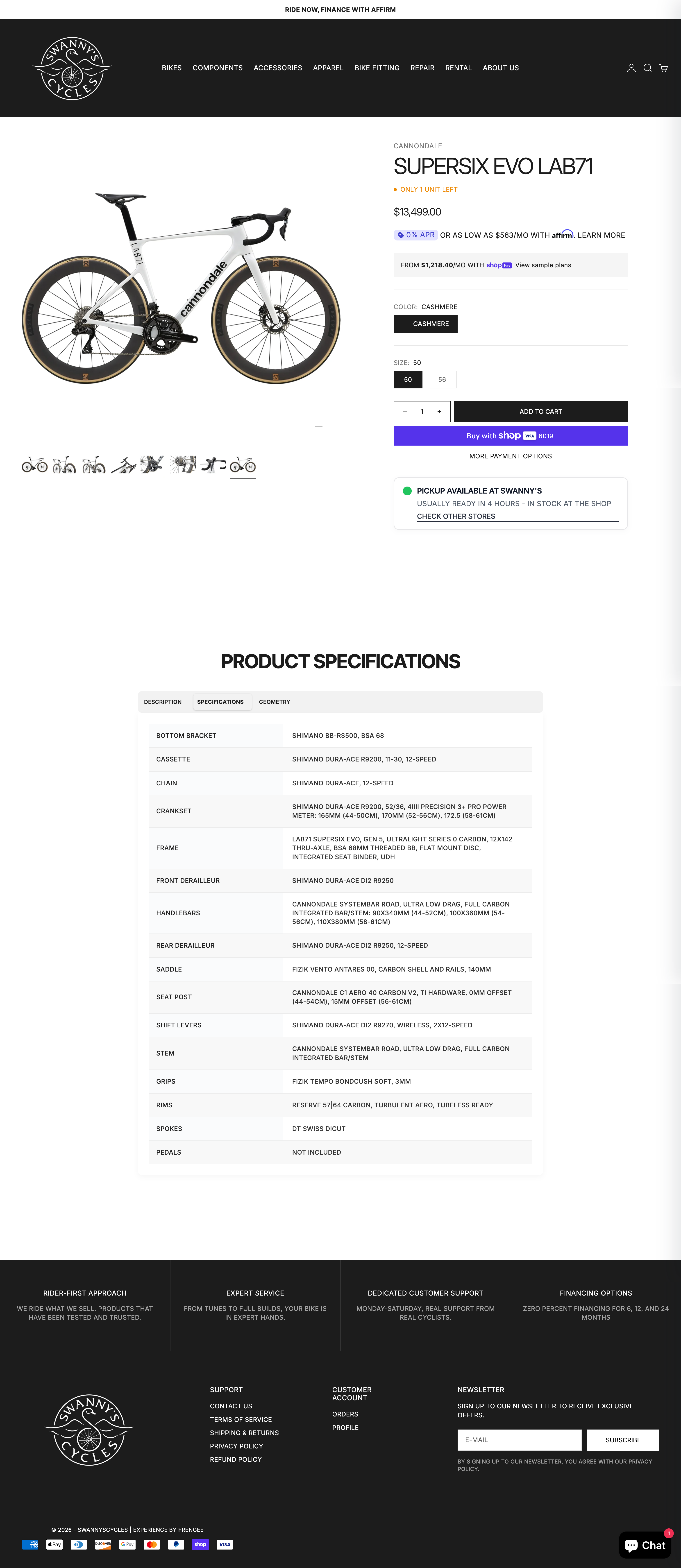 Product page